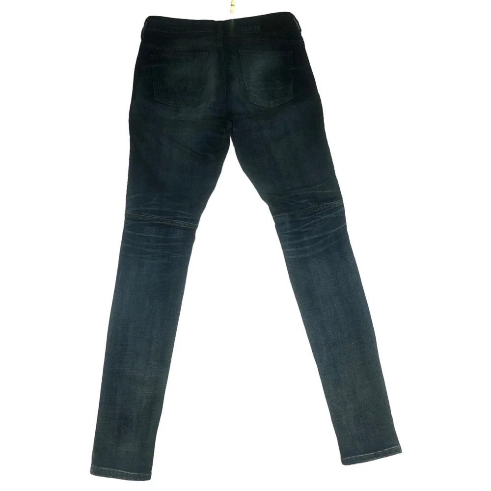 PacSun Jeans Mens Size 30/32 Eco Comfort Stretch Distressed Stacked Skinny New - Picture 3 of 13